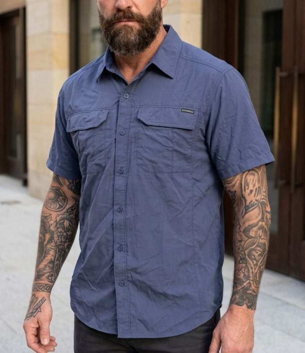 Columbia Sportswear PFG Performance Button-Down Fishing Shirt